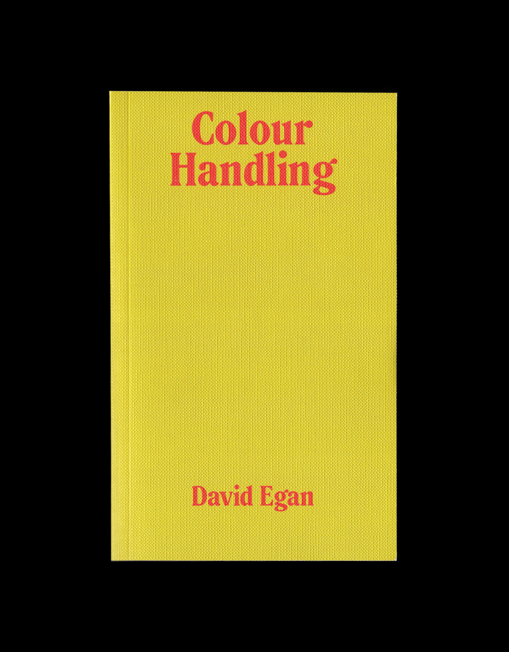  David Egan: Colour Handling